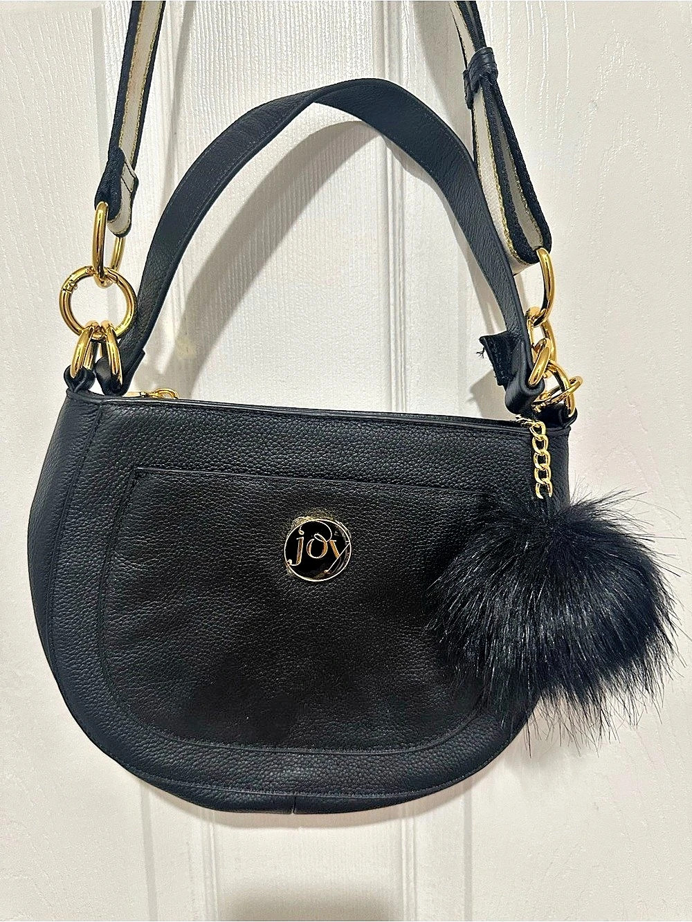 Joy Black Crossbody Bag Like New